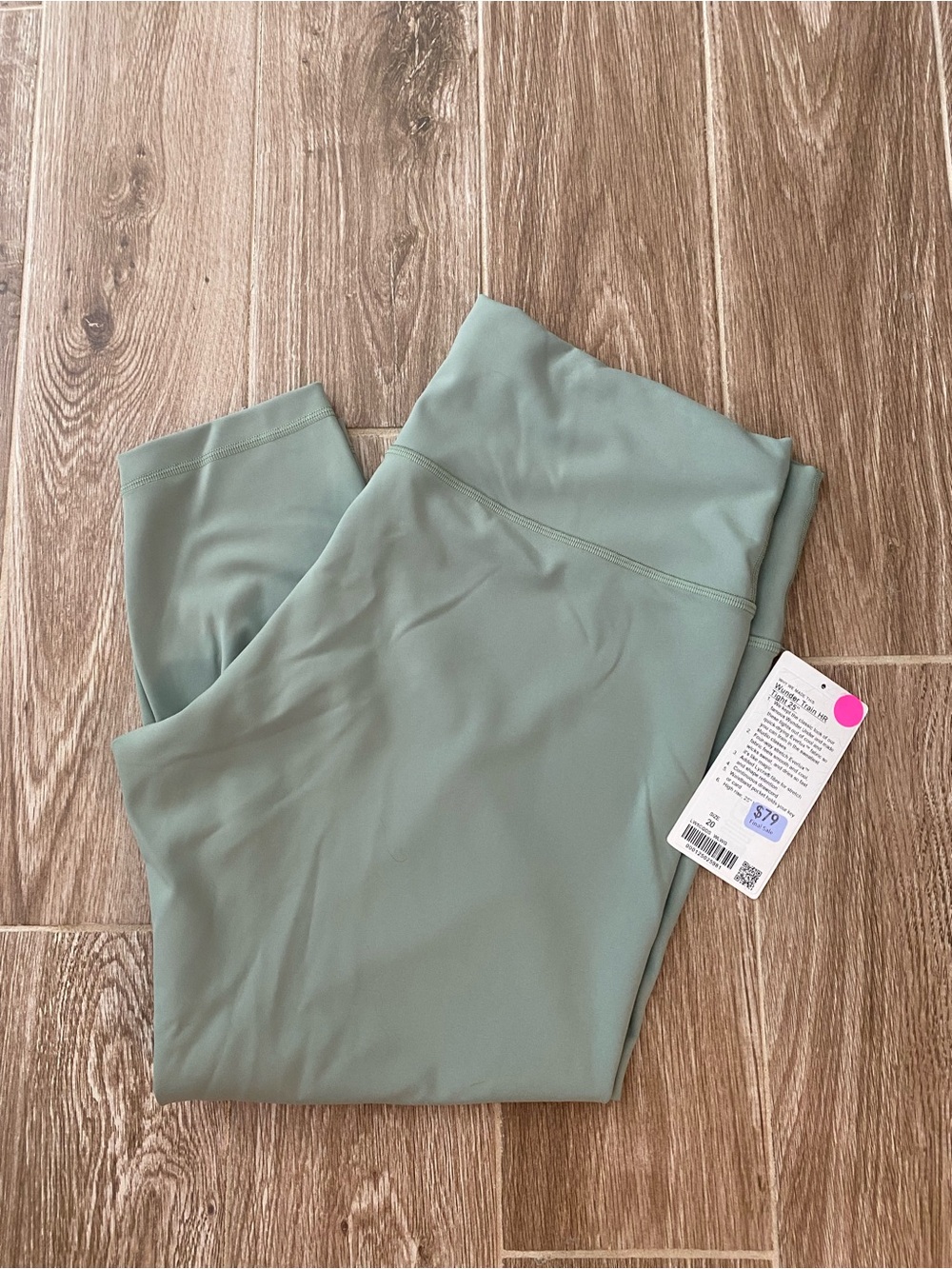 Lululemon Wunder Train HR Tight 25’’ Sage Green Leggings- NWT